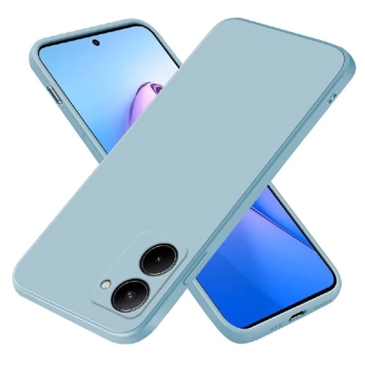 Θήκη Σιλικόνης Realme C33 - Back Case Silicone Sky Blue
