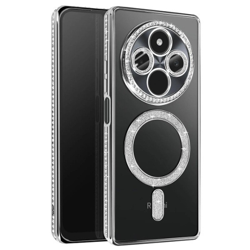 Xiaomi Poco C75 Glitter and Strass Θήκη Σιλικόνης 