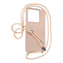 Xiaomi Poco X6 5G Θήκη Σιλικόνης με Κορδόνι – Ροζ Back Case - Image 2