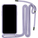 Xiaomi Poco X6 5G Θήκη Σιλικόνης με Κορδόνι Μωβ - Back Case - Image 1