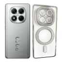 Xiaomi Poco X7 Διάφανη Θήκη Σιλικόνης Glitter & Strass - Silver - Image 1