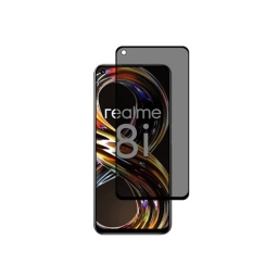 Privacy Glass για Realme 8i Φιμέ Τζάμι Οθόνης Anti-Spy