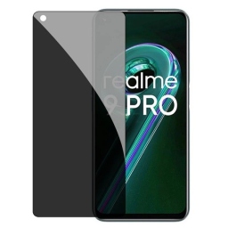 Realme 9 Pro Privacy Full Tempered Glass Φιμέ Προστασία Οθόνης