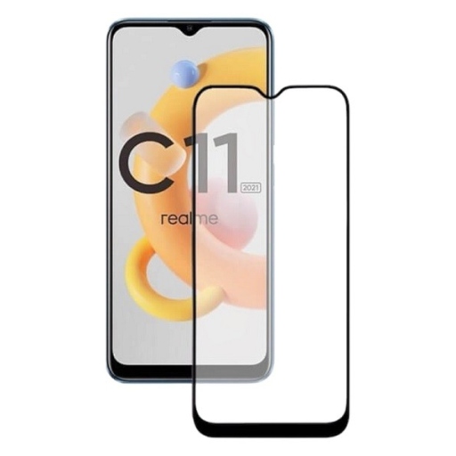 Realme C11 του 2021 Full Tempered Glass - Πλήρη Προστασία Οθόνης