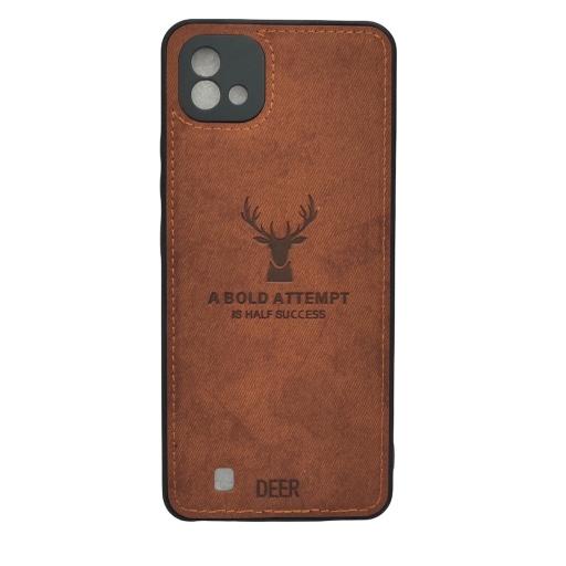Realme C11 - 2021 Καφέ Θήκη Κινητού Υφασμάτινη - Brown