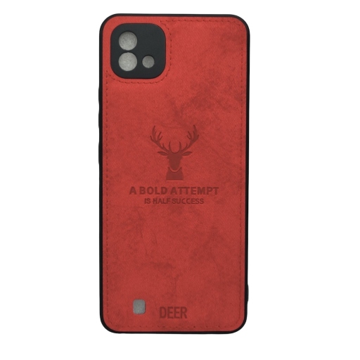 Realme C11 - 2021 Κόκκινη Θήκη Κινητού Υφασμάτινη - Red