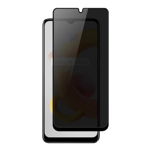 Realme C11 του 2021 Privacy Glass - Φιμέ Προστατευτικό Οθόνης