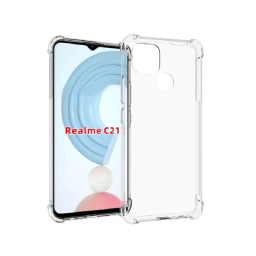 Realme C21 Διάφανη Θήκη Σιλικόνης Shockproof