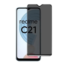 Realme C21 Privacy Tempered Glass Φιμέ Anti-Spy