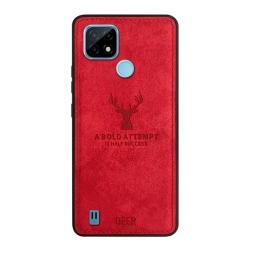 Realme C21 - Θήκη Κινητού Back Case Fabric Red
