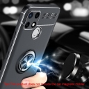 Realme C21Y / C25Y Θήκη Κινητού Μαύρη με Red Ring - Image 5