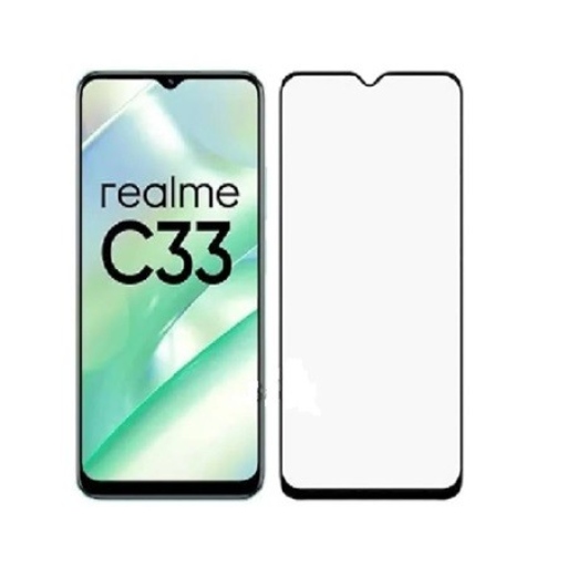 Realme C33 Πλήρη Προστασία Οθόνης - Tempered Glass Full Screen Protector
