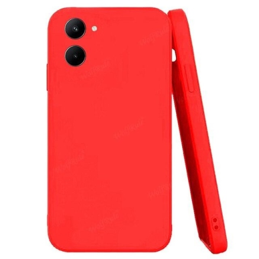 Realme C33 Θήκη Σιλικόνης - Back Case Silicone Red