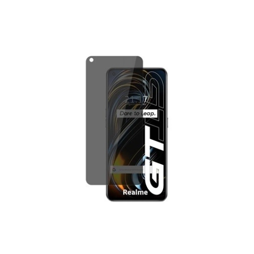 Realme GT 5G Privacy Full Screen Protector Glass Anti-Spy - Απόρρητη Προστασία Οθόνης Φιμέ