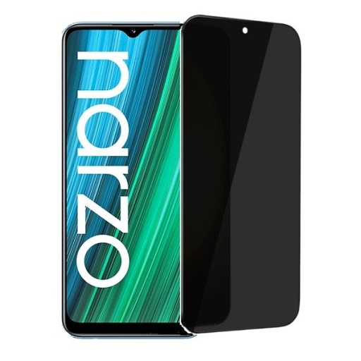 Realme Narzo 50A Privacy Tempered Glass Anti-Spy