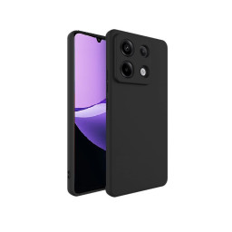 Θήκη Σιλικόνης Xiaomi Redmi 15C Μαύρη με Προστασία Κάμερας