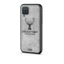 Samsung Galaxy A12 - Θήκη Προστασίας Κινητού - Mobile Back Case Fabric Grey - Image 1