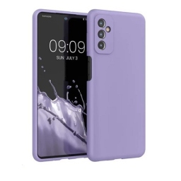 Samsung Galaxy A14 Θήκη Σιλικόνης με Προστασία Κάμερας - Λιλά