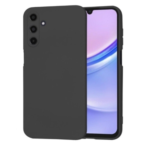 Samsung Galaxy A15 Θήκη Σιλικόνης Μαύρη