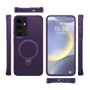 Θήκη για Samsung Galaxy A16 Μωβ Ριγέ με Μαγνητικό Ring & Stand - Image 2