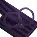 Θήκη για Samsung Galaxy A16 Μωβ Ριγέ με Μαγνητικό Ring & Stand - Image 3