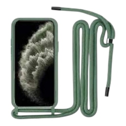 Samsung Galaxy A16 Θήκη Σιλικόνης με Κορδόνι - Green