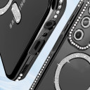 Samsung Galaxy A17 Θήκη Glitter & Strass με Μαύρα Πλαίσια - Image 2