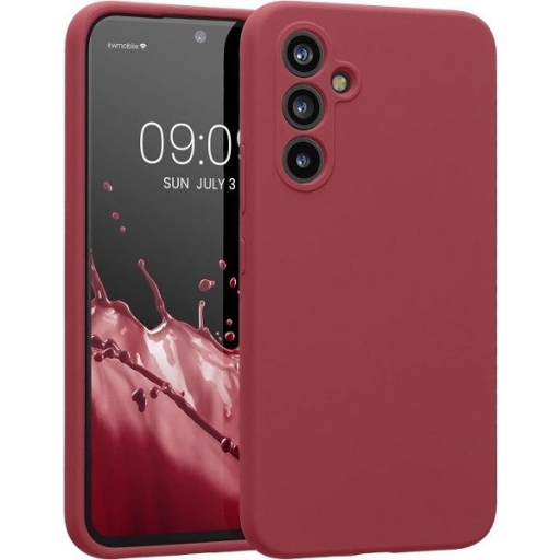 Θήκη Σιλικόνης Samsung Galaxy A24 - Back Case Silicone Dark Red