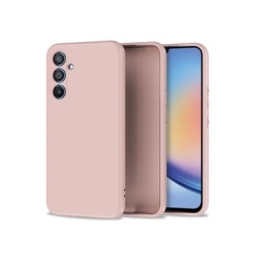 Samsung Galaxy A34 Θήκη Σιλικόνης με Προστασία Κάμερας - Nude