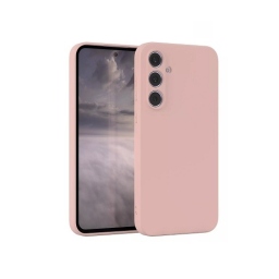 Samsung Galaxy A35 Θήκη Σιλικόνης με Προστασία Κάμερας - Pink Sand