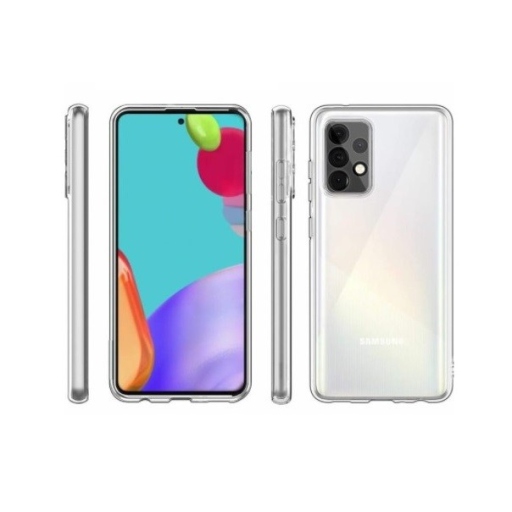 Samsung Galaxy A52- A52S Διάφανη Θήκη Σιλικόνης με Προστασία Κάμερας