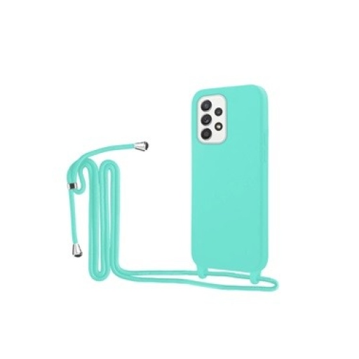 Samsung Galaxy A53 Θήκη με Κορδόνι - Back Case Silicone Green Marine