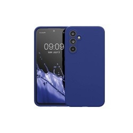 Samsung Galaxy A54 Θήκη Σιλικόνης με Προστασία Κάμερας - Back Case Blue