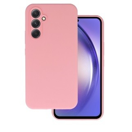 Samsung Galaxy A54 Θήκη Σιλικόνης με Προστασία Κάμερας - Back Case Ροζ