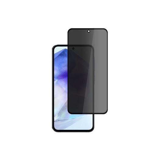 Samsung Galaxy A55 Privacy Full Tempered Glass Screen Protector Anti-Spy - Απόρρητη Προστασία Οθόνης Φιμέ