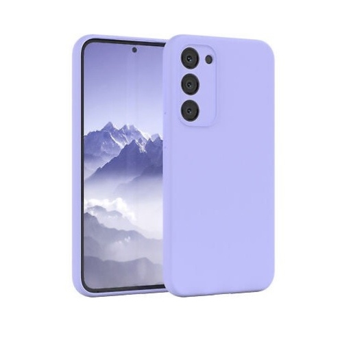 Samsung Galaxy A55 Θήκη Σιλικόνης με Προστασία Κάμερας Λεβάντα