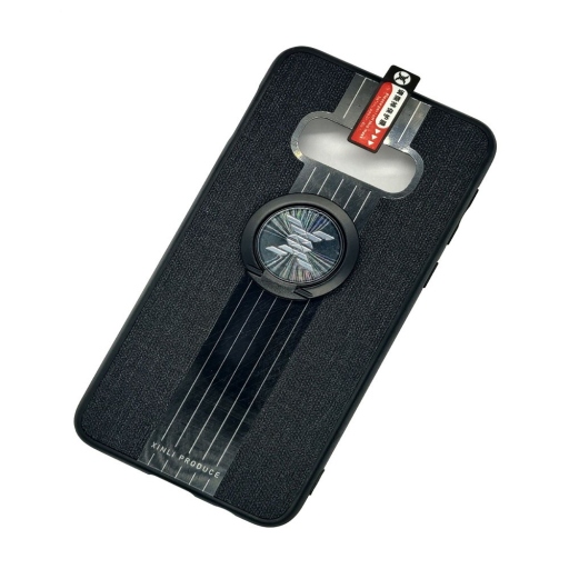 Samsung Galaxy S10e Case with Ring - Θήκη Προστασίας με Δαχτυλίδι Μαύρη