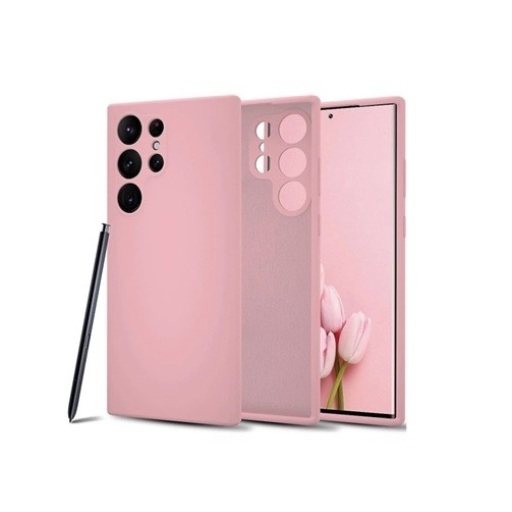 Samsung Galaxy S23 Ultra Θήκη Σιλικόνης - Back Case Silicone Rose
