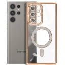 Samsung Galaxy S24 Ultra Glitter και Strass Θήκη Σιλικόνης Gold - Image 2
