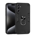 Samsung Galaxy S25 Θήκη Armor - Shockproof με Stand Μαύρη - Image 1