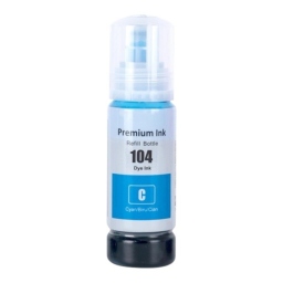 Συμβατό Μελάνι Εκτυπωτή Epson 104 EcoTank - Cyan