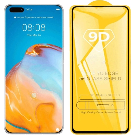 TEMPERED GLASS MAGIC PREMIUM 9D - ΠΡΟΣΤΑΤΕΥΤΙΚΟ ΤΖΑΜΙ ΟΘΟΝΗΣ ΓΙΑ HUAWEI P40 - ΜΑΥΡΟ