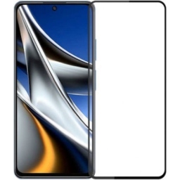 TEMPERED GLASS PREMIUM FULL FACE 5D FULL GLUE - ΠΡΟΣΤΑΤΕΥΤΙΚΟ ΤΖΑΜΙ ΟΘΟΝΗΣ ΓΙΑ POCO X4  PRO 5G - BLACK