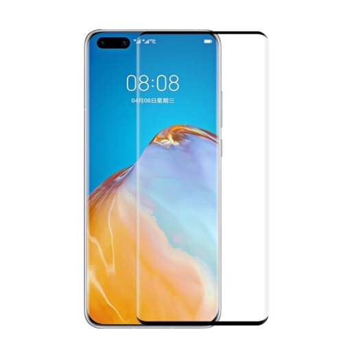 TEMPERED GLASS PREMIUM FULL FACE CURVED 9D - ΠΡΟΣΤΑΤΕΥΤΙΚΟ ΤΖΑΜΙ ΟΘΟΝΗΣ ΓΙΑ HUAWEI P40 PRO - ΔΙΑΦΑΝΟ