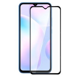 TEMPERED GLASS PREMIUM FULL FACE - ΠΡΟΣΤΑΤΕΥΤΙΚΟ ΤΖΑΜΙ ΟΘΟΝΗΣ ΓΙΑ XIAOMI REDMI 10C - ΜΑΥΡΟ - OEM