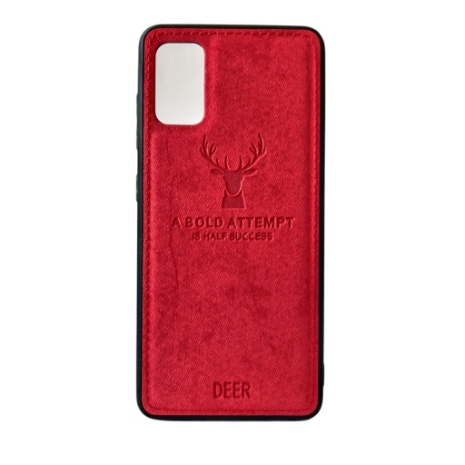 ΘΗΚΗ DEER CLOTH BACK CASE FOR SAMSUNG GALAXY A32 5G - RED