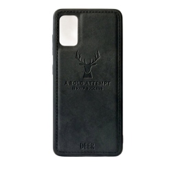 ΘΗΚΗ DEER CLOTH BACK CASE FOR SAMSUNG GALAXY A72 4G / 5G - BLACK