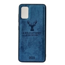 ΘΗΚΗ DEER CLOTH BACK CASE FOR SAMSUNG GALAXY A72 4G / 5G - BLUE - Image 1