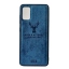 ΘΗΚΗ DEER CLOTH BACK CASE FOR SAMSUNG GALAXY A72 4G / 5G - BLUE