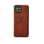 ΘΗΚΗ DEER CLOTH BACK CASE WITH CAMERA PROTECTION FOR XIAOMI MI 11 LITE - BROWN